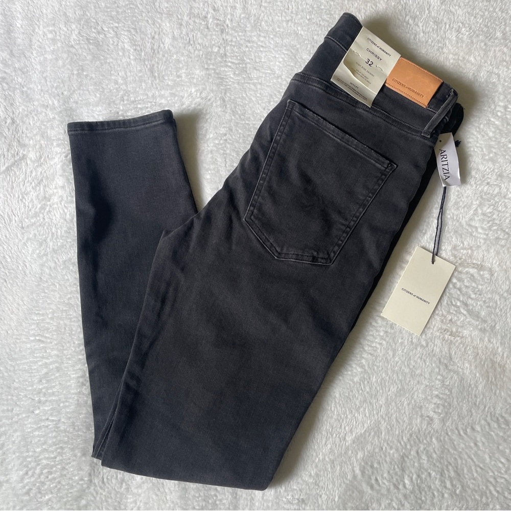 Citizens Of Humanity Aritzia Black Jeans Size 32 Chrissy High Rise Skinny Pants